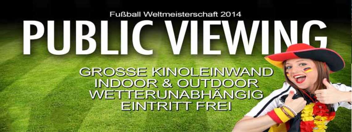 Public Viewing - Deutschland - Ghana im Ratskeller/Biergarten 21.06.2014 