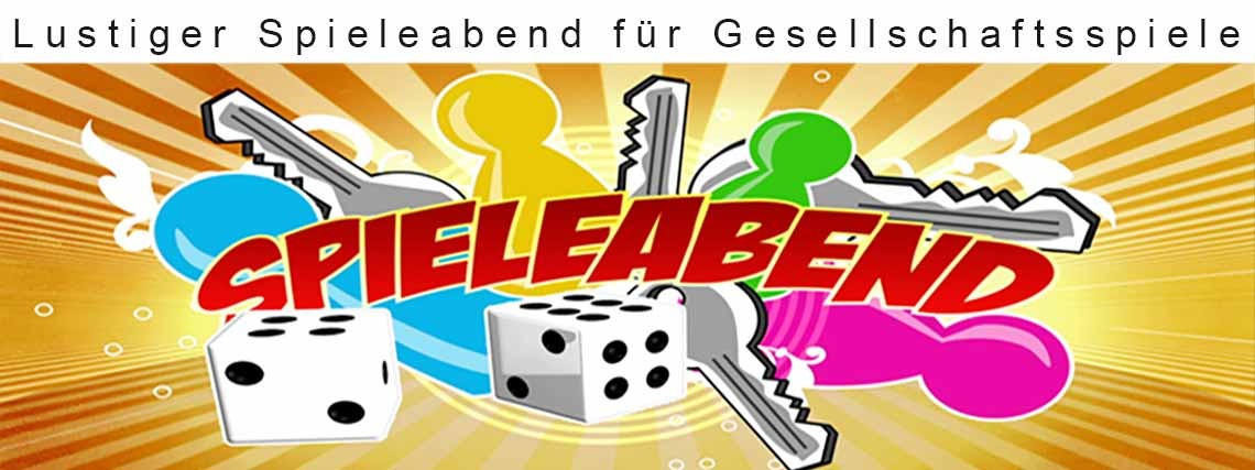 Lustiger Spieleabend für Gesellschaftsspiele aller Art
