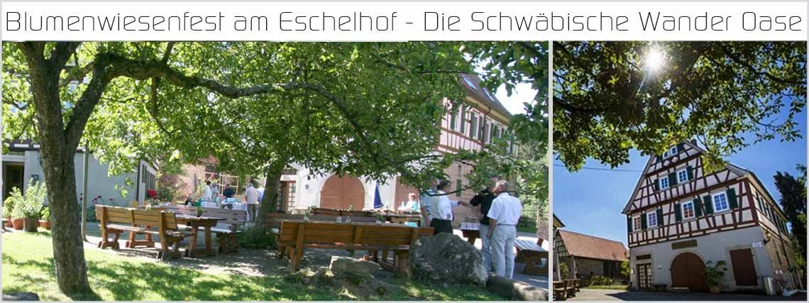 Blumenwiesenfest am Eschelhof - Die Schwäbische Wander Oase