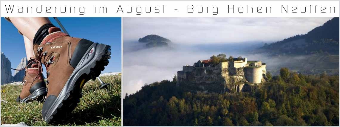 Wanderung im Oktober - Burg Hohen Neuffen